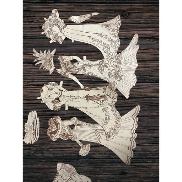 Collection of Vintage Paper Dolls | Elegant Era Paper Dolls by Nanci | Limited E - Picture 4 of 10